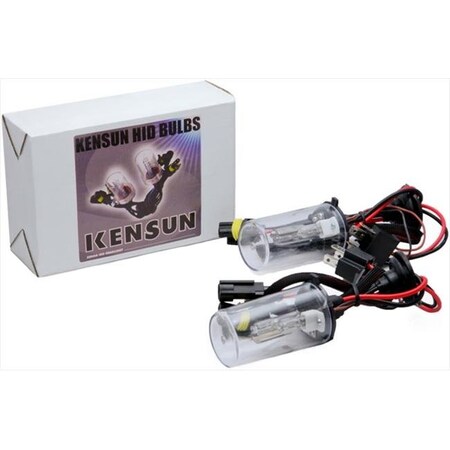 Kensun Kensun UN-K-Bulbs-H13 S-6K HID Xenon Single-Beam 6000K 35W AC Bulbs; Bright White UN-K-Bulbs-H13 S-6K